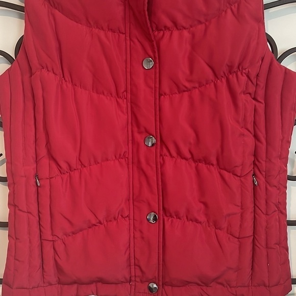 KENNETH COLE REACTION DOWN PUFFER VEST RED SIZE MEDIUM - Picture 3 of 9